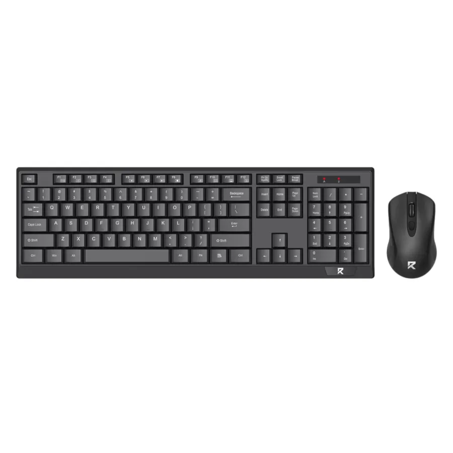 Kit de teclado y mouse Redragon BS-8343A Inalámbrico - Negro