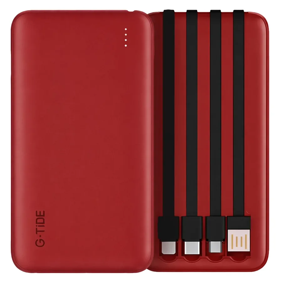 Batería portátil G-TiDE P1 10000mAh - Rojo