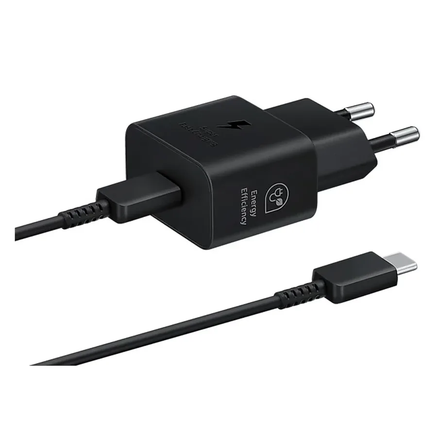 Cargador Samsung EP-T2510XBEGWW 25W USB-C/USB-C + Cable - Negro