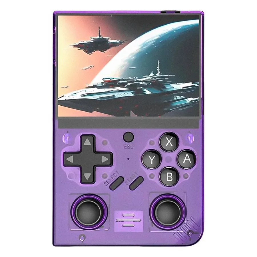 Consola Portátil D-R35PLUS 64GB Pantalla 3.5" - Violeta Transparente