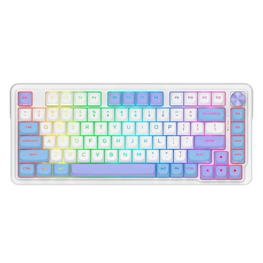 Teclado Gamer Redragon Ucal Magnetic K673WB RGB - Blanco