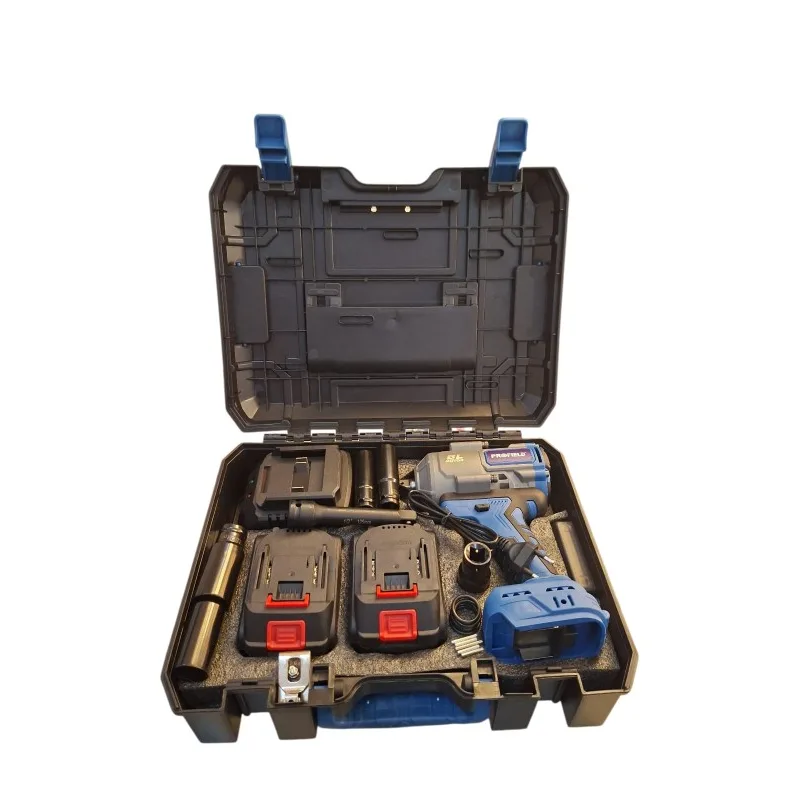 Llave de impacto a batería 1/2" 21 V con 2 baterías 4 Ah y maletín
