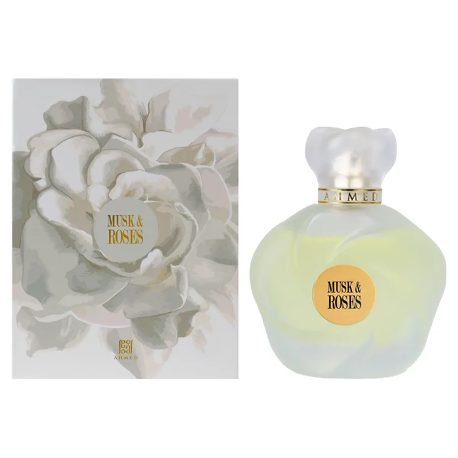 Perfume Ahmed Al Maghribi Musk & Roses Eau de Parfum femenino 75ml