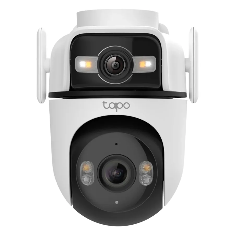 Cámara de seguridad TP-Link Tapo C545D Outdoor Dual Lens Pan 3MP WiFi - Blanco
