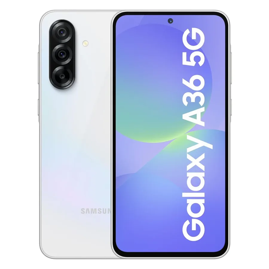 Smartphone Samsung Galaxy A36 5G A366B 256GB 8GB RAM Dual SIM Pantalla 6.7" - Blanco (caja slim)